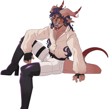 my sonboy mictain (drawn by my very talented friend phoenix!)